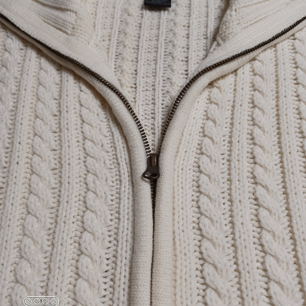 Gallery Sportswear zipper front heavy Sweater unisex/ - Picture 5 of 9